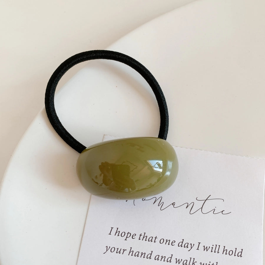 Women's Simple Style Solid Color Arylic Hair Tie