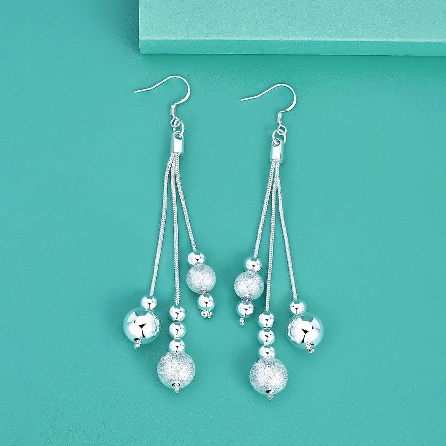 1 Pair Simple Style Geometric Copper Drop Earrings