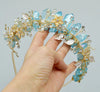 Women's Simple Style Classic Style Color Block Alloy Inlay Crystal Rhinestones Hair Band