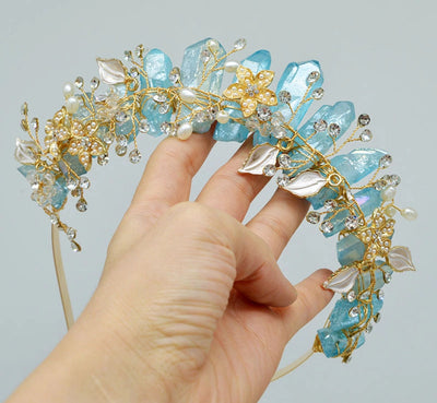 Women's Simple Style Classic Style Color Block Alloy Inlay Crystal Rhinestones Hair Band