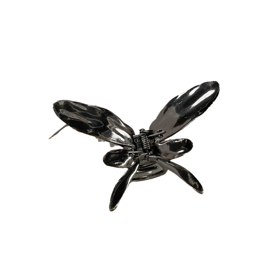 Women's Sweet Cool Style Butterfly Metal Plating Hair Claws