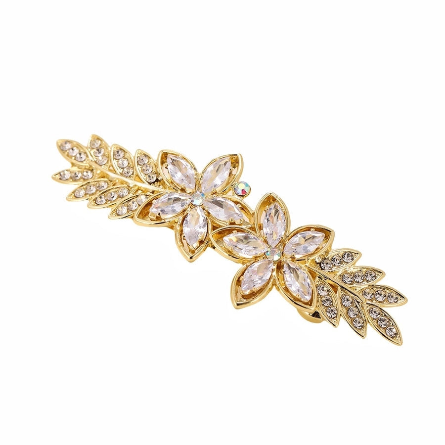 Women's Simple Style Classic Style Flower Alloy Inlay Zircon Hair Clip