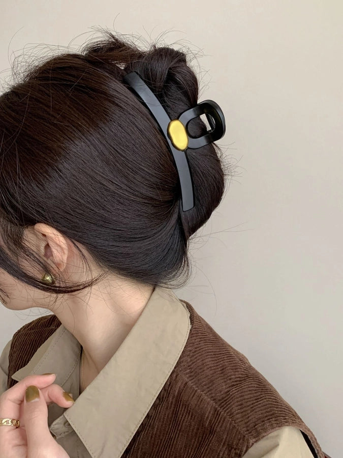 Super Good texture matte metal hair grip large hair volume large hair clip female  new shark clip high-grade hair clip