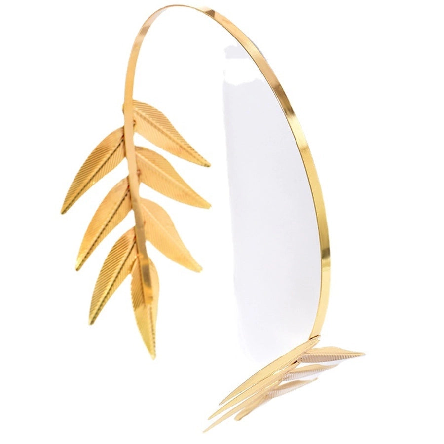 simple style leaf alloy hair band 1 piece
