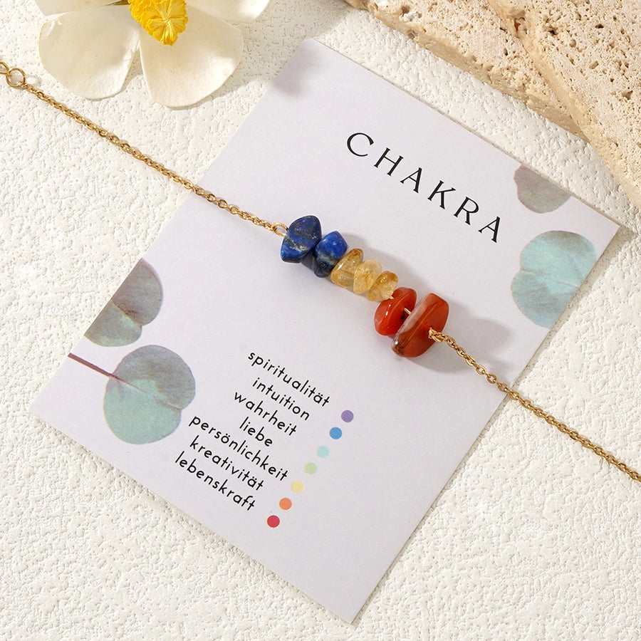 Semi-precious stone Copper Handmade Geometric Bracelets