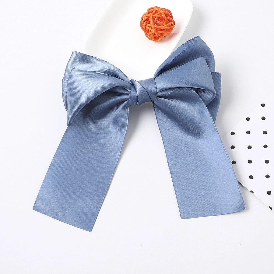women's cute bow knot alloy cloth bowknot hair clip