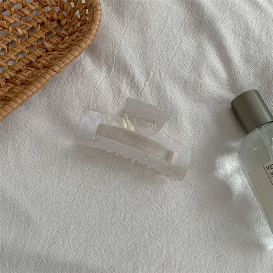 fashion color block acetic acid sheets hair claws 1 piece