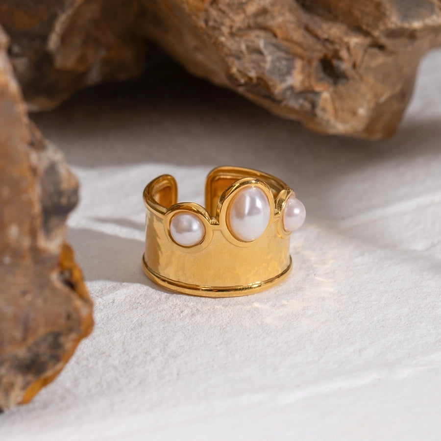 Jewelry Simple Style Classic Style Geometric 304 Stainless Steel Open Rings