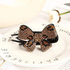elegant bow knot plastic inlay rhinestones hair clip