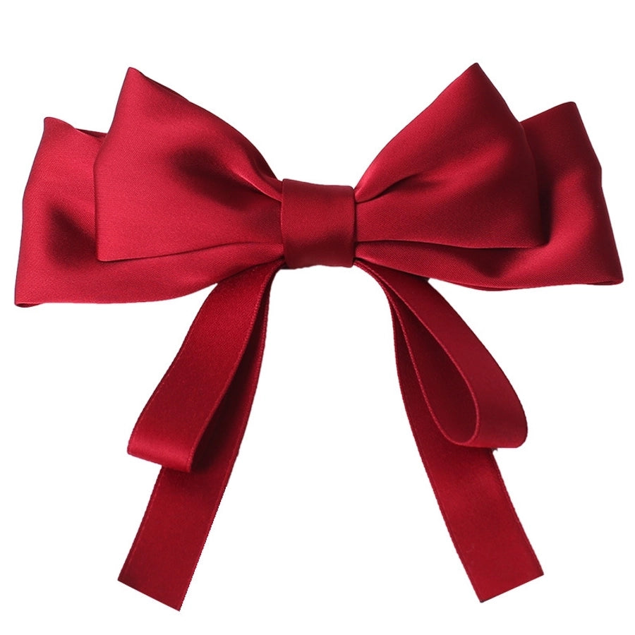 Women's Simple Style Classic Style Bow Knot Cloth Hair Clip