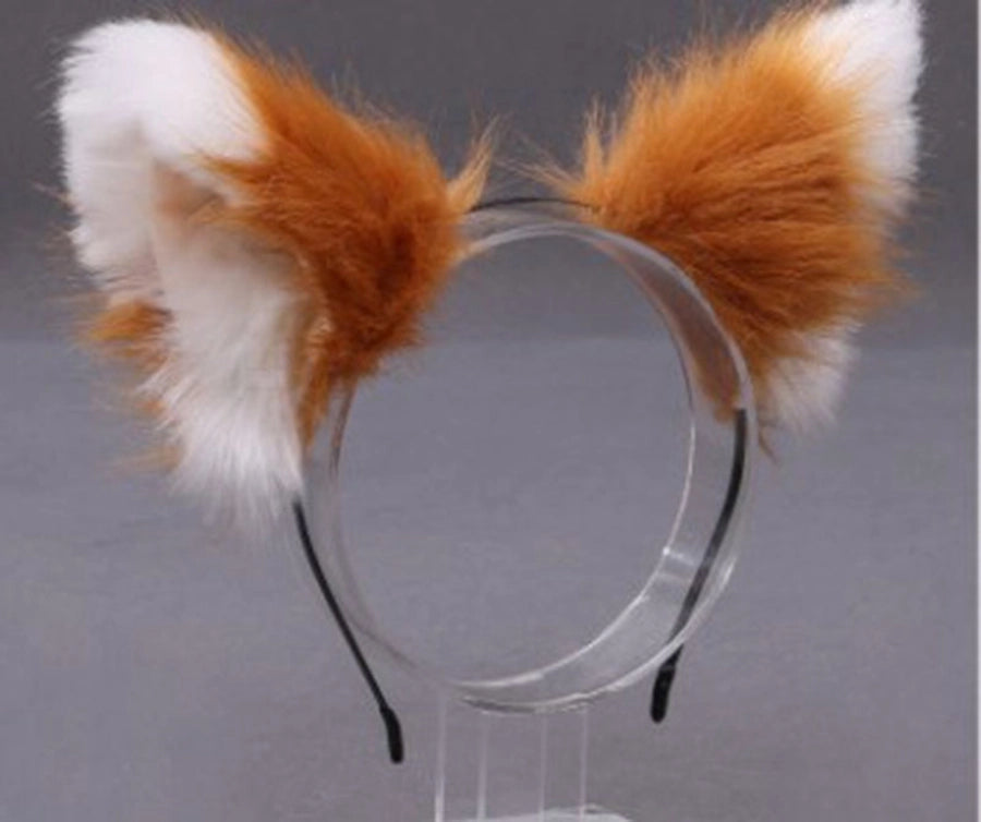 Women's Cute Ear Plush Handmade Hair Band