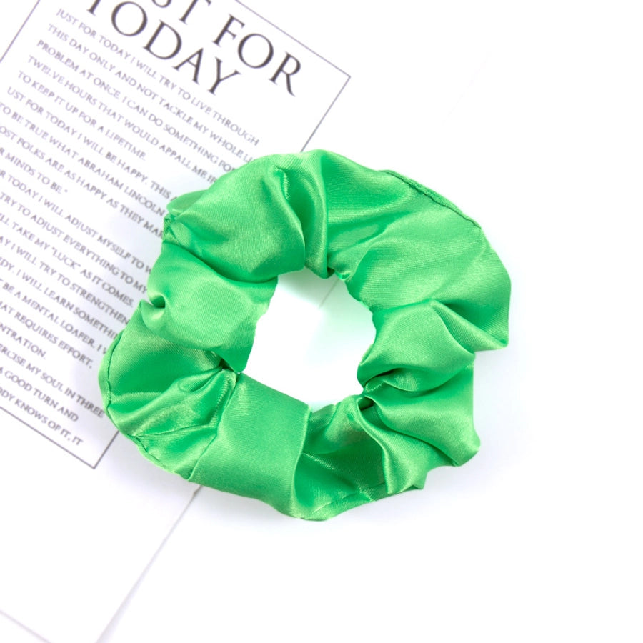 simple style solid color cloth hair tie