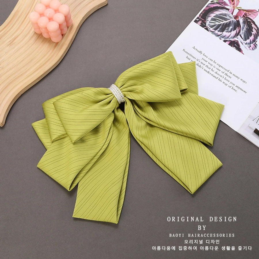 Women's Retro Bow Knot Cloth Hair Clip
