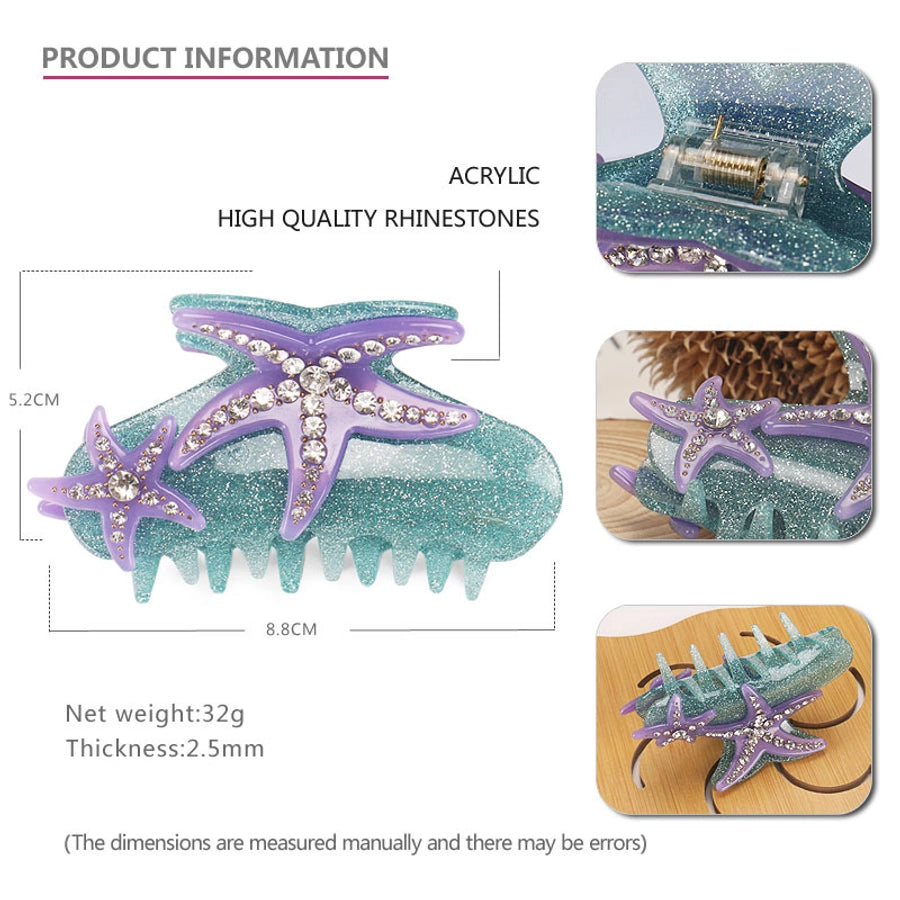 Women's Simple Style Classic Style Color Block Arylic Hair Claws