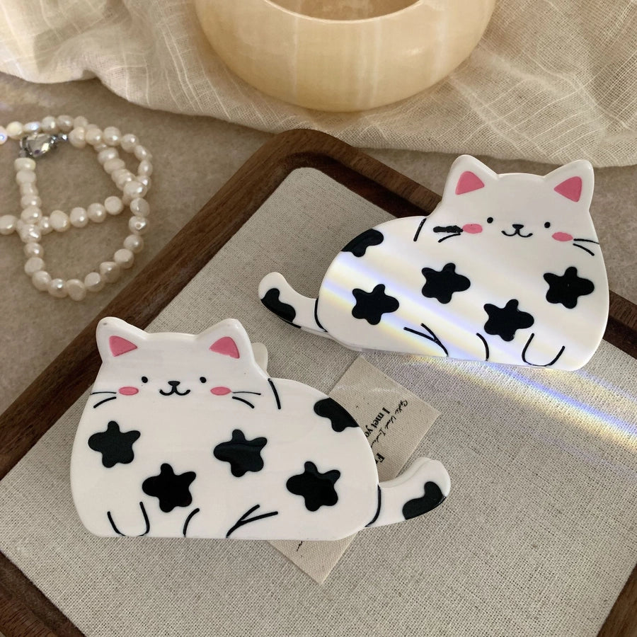 Women's Cute Cat Acetic acid sheets Hair Claws