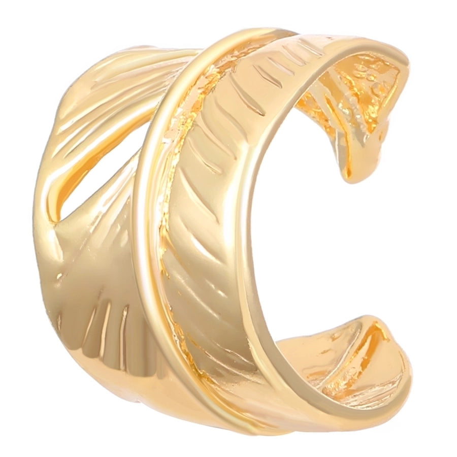 1 Piece IG Style Simple Style Geometric Plating Copper Ear Cuffs