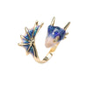 Copper Plating Dragon Open Rings