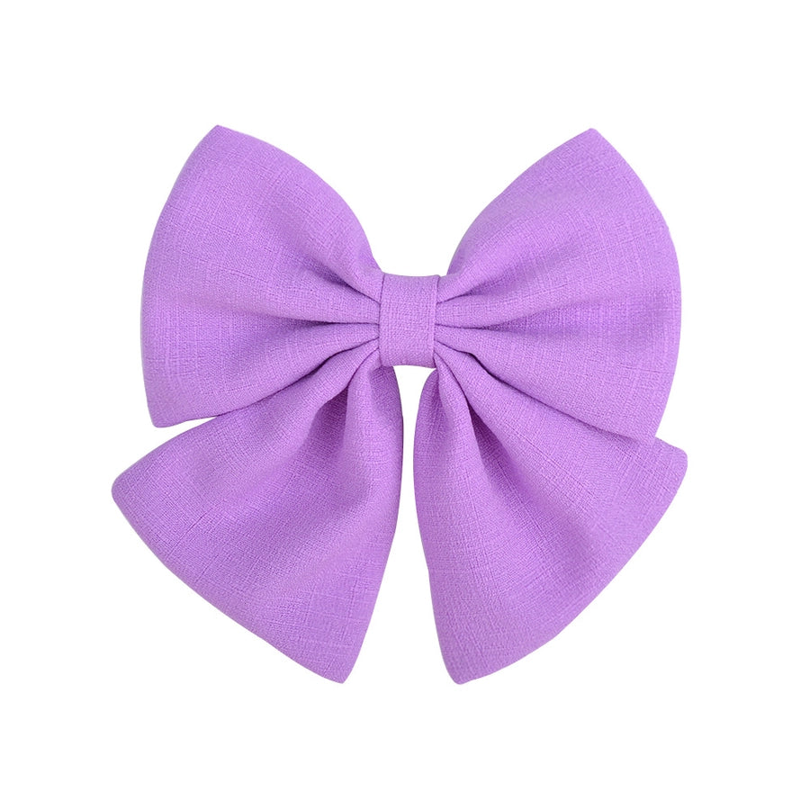 fashion bow knot ribbon hair clip 1 piece