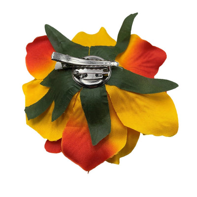 red rose flower hair clip prom party simulation flowers corsage bride 11cm hair card