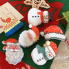 Christmas Cute Women's Christmas Hat Christmas Tree Santa Claus Arylic Hair Claws