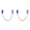 1 Pair Casual Elegant Geometric Copper Zircon 24K Gold Plated Drop Earrings