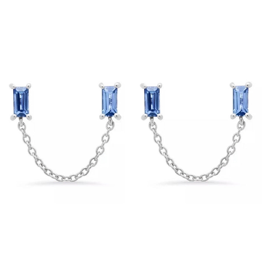 1 Pair Casual Elegant Geometric Copper Zircon 24K Gold Plated Drop Earrings