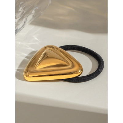 Women's IG Style Triangle 304 Stainless Steel Plating Hair Tie