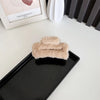 Women's Simple Style Solid Color PC Plush Hair Claws