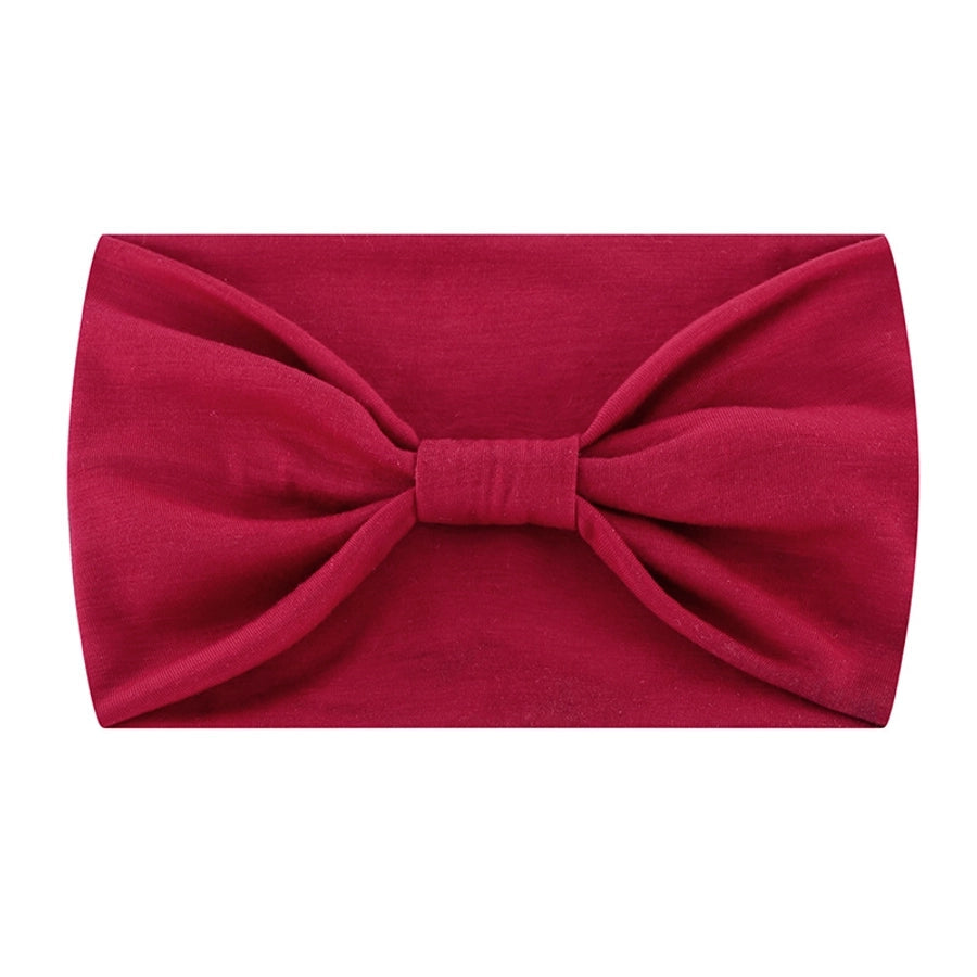 fashion plaid bow knot cloth pleated hair band 1 piece