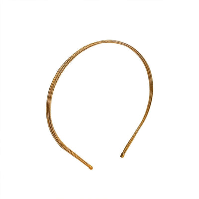 new simple gold thin headband