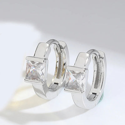 1 Pair Vintage Style Simple Style Round Copper Zircon 14K Gold Plated Earrings Ear Studs