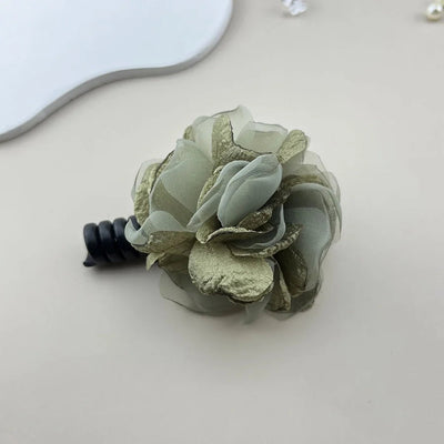 Women's Sweet Simple Style Flower Plastic Cloth Hair Tie
