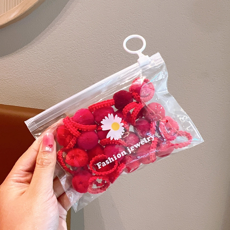 Women's Cute Solid Color Elastic Band Braid Hair Tie