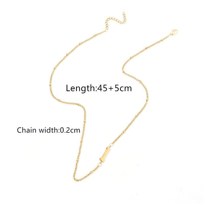Jewelry Simple Style Classic Style Letter 201 Stainless Steel 304 Stainless Steel Pendant Necklace