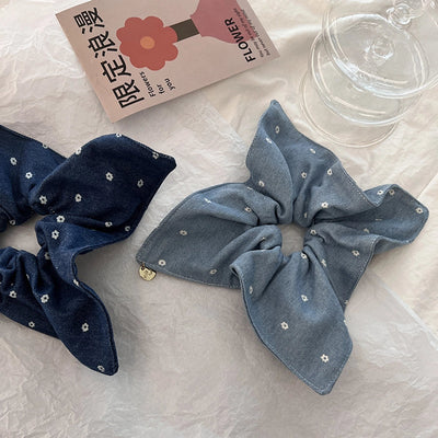 Women's Casual Simple Style Flower Cloth Handmade Hair Tie