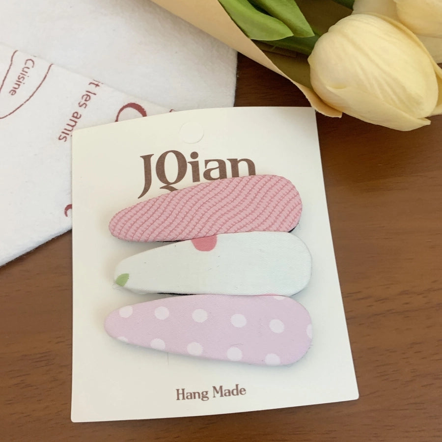 Women's Sweet Korean Style Bow Knot Sequins Hair Clip Hair Tie