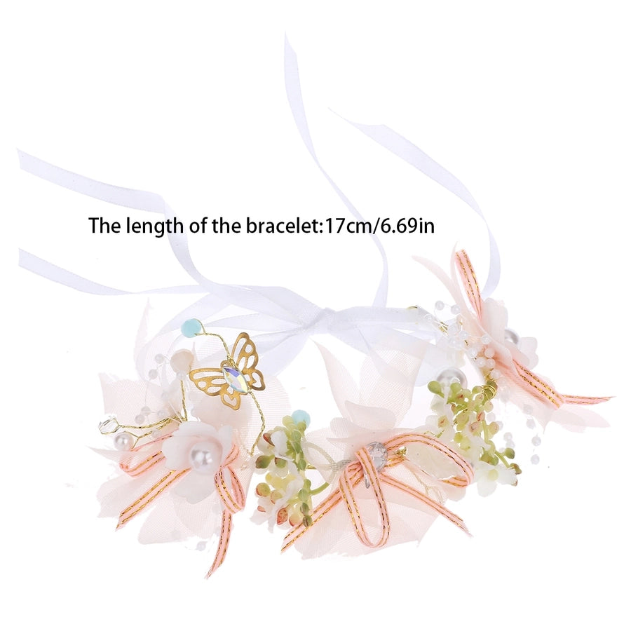 new flower butterfly garland wedding bride headwear headband