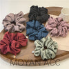 High-grade high-quality satin large intestine hair ring temperament fat intestine ring Korean style hair rope simple head rope women's headdress