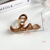 Women's Casual Simple Style Geometric Acetic acid sheets Hair Claws