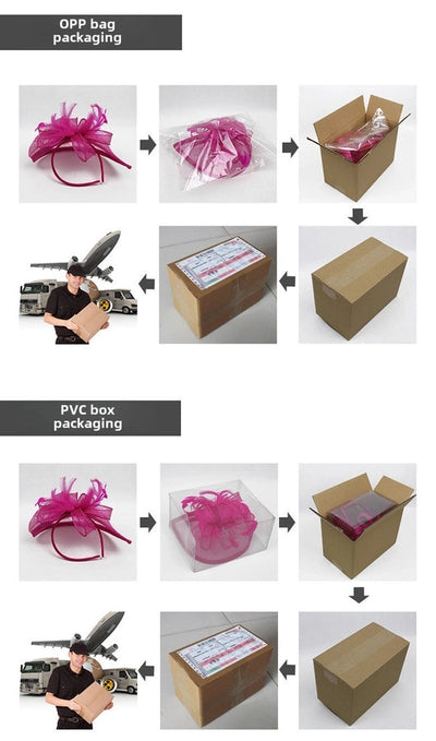 wave elastic net handmade bow feather hair accessories performance banquet accessories