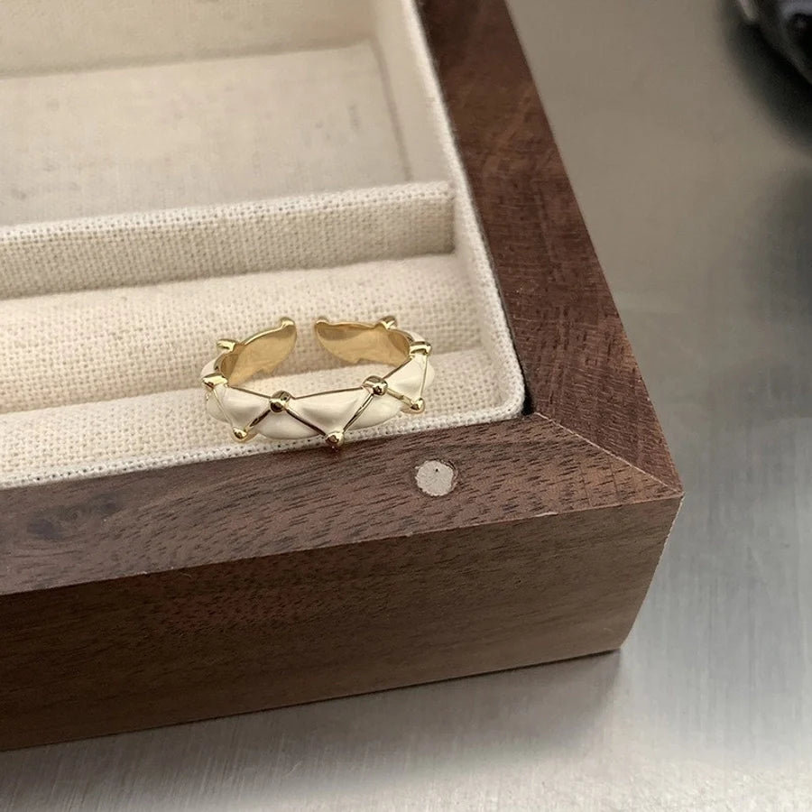 Copper Flower Butterfly Open Rings