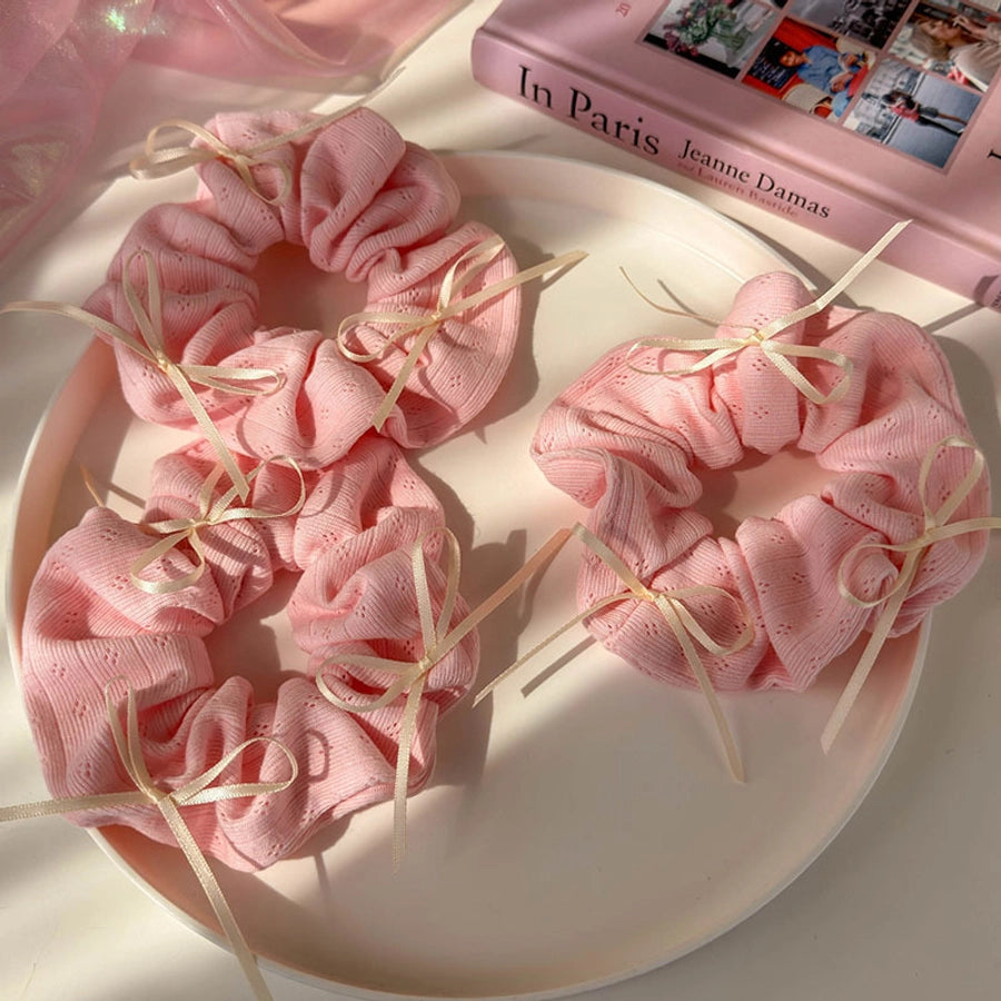 Women's Sweet Simple Style Solid Color Cloth Hair Tie