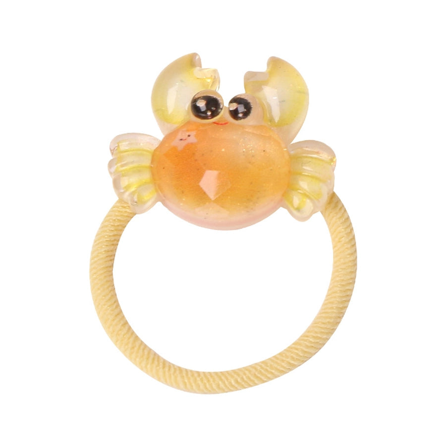 princess sweet hippocampus mermaid shell cloth resin hair tie