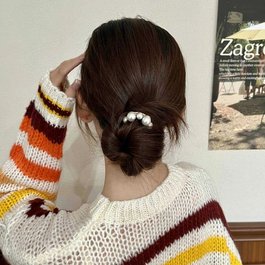 Women's Elegant U Shape Alloy Plating Hairpin