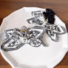 Women's Retro Color Block Plastic Cloth Printing Hair Claws