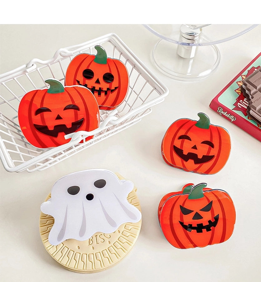 Baifeiya Halloween hairpin funny pumpkin gripper Ghost Horse personality shark clip back head updo hair accessories accessories