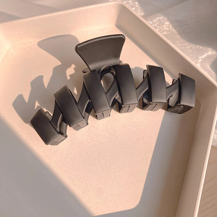 women's modern style simple style waves solid color arylic hair claws