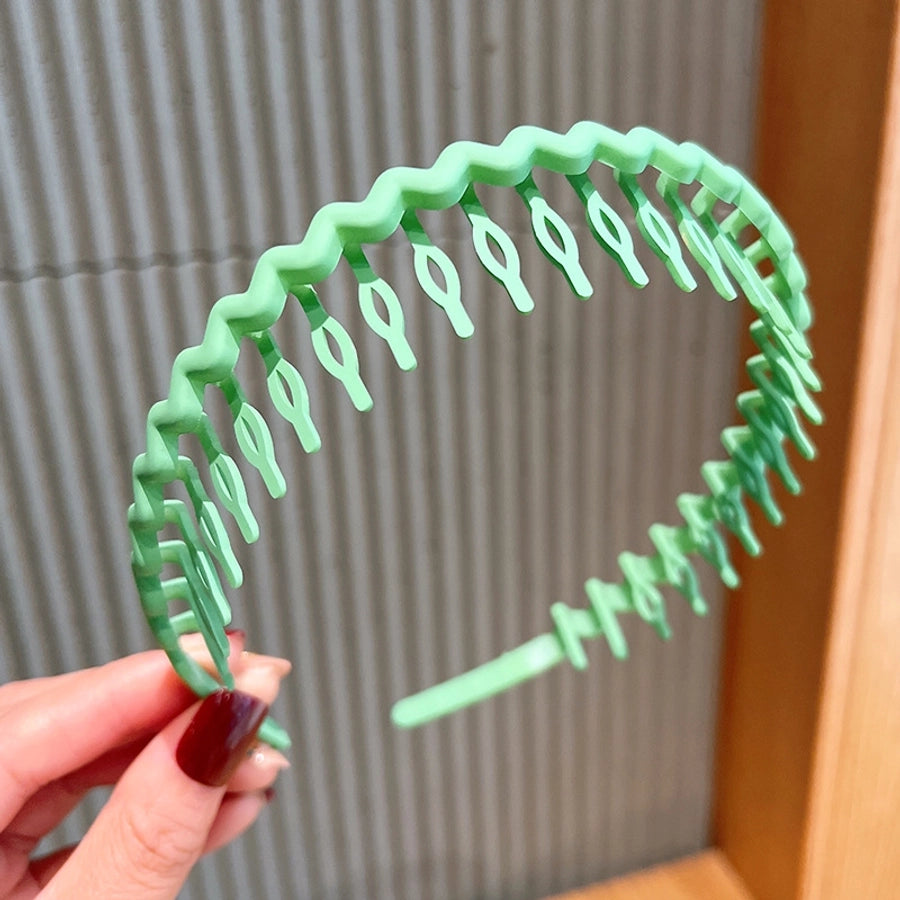 women's simple style waves plastic hair band