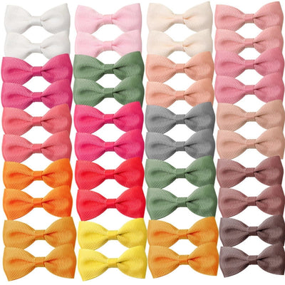 Women's Sweet Korean Style Bow Knot Polyester Hair Clip