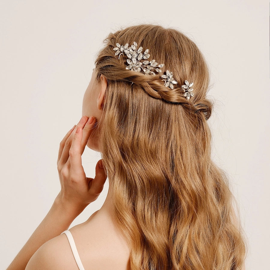 Antique U-shaped Hairpin Hair Accessories Simple Rhinestone Pin Hairpin Photography Portrait High-end Hair Hairpin